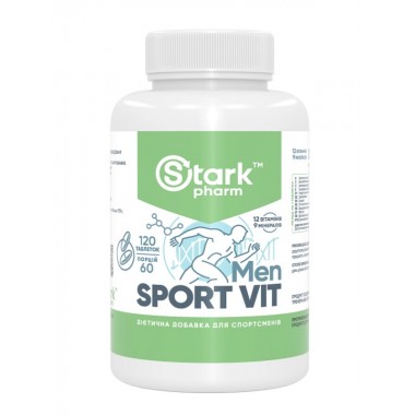 Витаминно-минеральный комплекс для спорта Stark Pharm Sport Vit for Men 120 Tabs