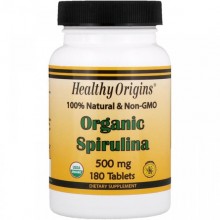 Спирулина Healthy Origins Spirulina (Organic) 500 mg 180 Tabs Спирулина Healthy Origins Spirulina (Organic) 500 mg 180 Tabs