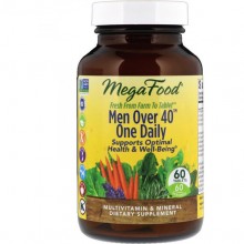 Витаминно-минеральный комплекс MegaFood Men Over 40 One Daily 60 Tabs Витаминно-минеральный комплекс MegaFood Men Over 40 One Daily 60 Tabs