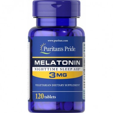 Мелатонин для сна Puritan's Pride Melatonin 3 mg 120 Tabs PTP-17903