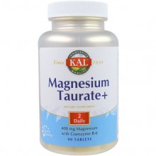 Микроэлемент Магний KAL Magnesium Taurate+ 400 mg 90 Tabs CAL-36975