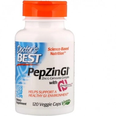 Комплекс для пищеварения Doctor's Best PepZin GI Zinc-L-Carnosine Complex 120 Veg Caps DRB-00136