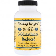 Глутатион Healthy Origins L-Glutathione Setria 250 mg 150 Caps HOG-41334