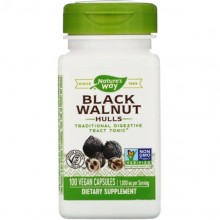 Черный орех Nature's Way Black Walnut, Hulls 500 mg 100 Veg Caps NWY-10600
