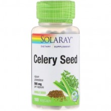 Антиоксидант Solaray Celery Seed 505 mg 100 Veg Caps SOR-01154 Антиоксидант Solaray Celery Seed 505 mg 100 Veg Caps SOR-01154