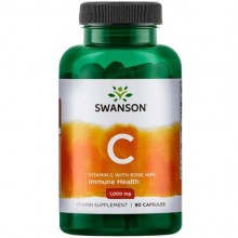 Витамин C Swanson Vitamin C with Rose Hips 1000 mg 90 Caps SWA-11054