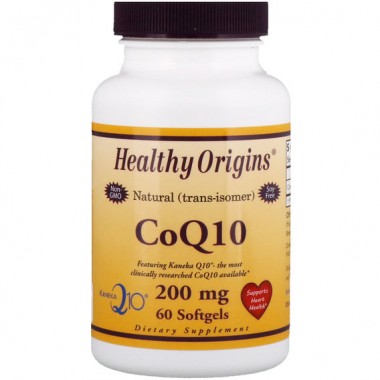 Коэнзим Healthy Origins CoQ10 200 mg 60 Softgels HO35048