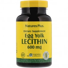 Лецитин Nature's Plus Egg Yolk Lecithin 600 mg 90 Veg Caps NTP4173