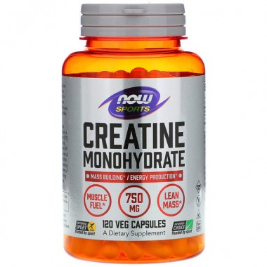 Креатин моногидрат NOW Foods Creatine Monohydrate 750 mg 120 Veg Caps Креатин моногидрат NOW Foods Creatine Monohydrate 750 mg 120 Veg Caps