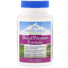 Комплекс для профилактики давления и кровообращения RidgeCrest Herbals Blood Pressure Formula 120 Veg Caps RCH549