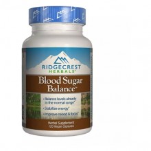 Комплекс для профилактики диабета RidgeCrest Herbals Blood Sugar Balance 120 Veg Caps RCH125