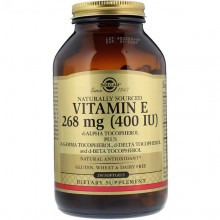 Витамин E Solgar Naturally Sourced Vitamin E, 268 mg (400 IU) 250 Softgels SOL03542 Витамин E Solgar Naturally Sourced Vitamin E, 268 mg (400 IU) 250 Softgels SOL03542