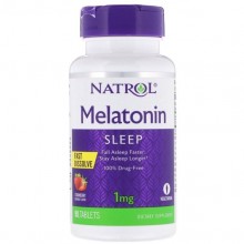 Мелатонин для сна Natrol Melatonin Fast Dissolve 1 mg 90 Tabs Strawberry NTL-06324
