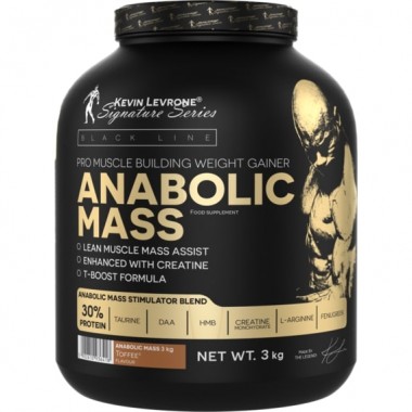 Гейнер Kevin Levrone Anabolic Mass 3000 g /30 servings/ Toffee