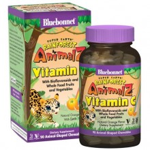Витамин C Bluebonnet Nutrition Rainforest Animalz Vitamin С for kids 90 Animal-Shaped Chewables Natural Orange Flavor BLB0192 Витамин C Bluebonnet Nutrition Rainforest Animalz Vitamin С for kids 90 Animal-Shaped Chewables Natural Orange Flavor BLB0192
