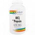 Бетаина гидрохлорид Solaray HCL with Pepsin 650 mg 250 Veg Caps SOR-04815