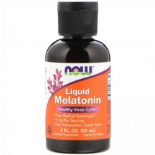 Мелатонин для сна NOW Foods Liquid Melatonin 2 fl oz 59 ml
