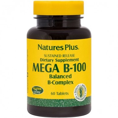 В комплекс Nature's Plus Mega В-100 60 Tabs NTP1430 В комплекс Nature's Plus Mega В-100 60 Tabs NTP1430