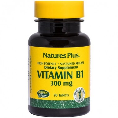 Тиамин Nature's Plus Vitamin B1 300 mg 90 Tabs NTP1605 Тиамин Nature's Plus Vitamin B1 300 mg 90 Tabs NTP1605