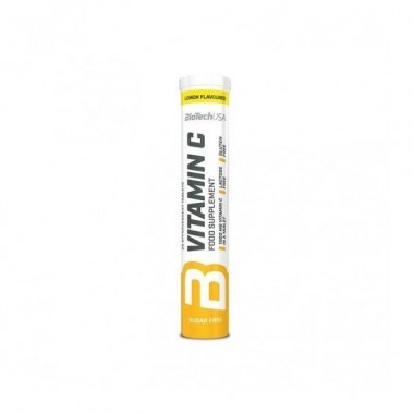 Витамин C для спорта BioTechUSA Vitamin C 20 effervescent tabs Lemon