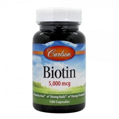 Биотин Carlson Labs Biotin 5000 mcg 100 Caps Биотин Carlson Labs Biotin 5000 mcg 100 Caps