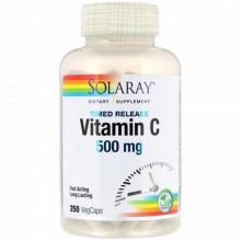 Витамин C Solaray Vitamin C 500 mg 250 Veg Caps Витамин C Solaray Vitamin C 500 mg 250 Veg Caps