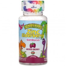 Микроэлемент Цинк KAL Zinc Elderberry sambucus 90 Micro Tablets Mixed Berry