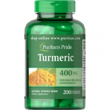 Куркума Puritan's Pride Turmeric 400 mg 200 Caps Куркума Puritan's Pride Turmeric 400 mg 200 Caps