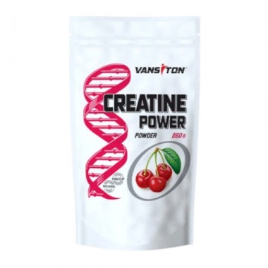 Креатин моногидрат Vansiton Creatine Monohydrate 250 g /50 servings/ Cherry