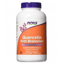 Кверцетин NOW Foods Quercetin with Bromelain 240 Veg Caps