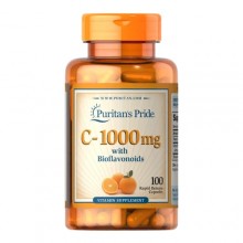 Витамин C Puritan's Pride Vitamin C-1000 mg with Bioflavonoids 100 Caps