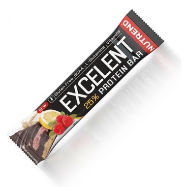 Протеиновый батончик Nutrend Excelent Protein bar 85 g Lemon Curd Raspberry Cranberry in Milk Chocolate Протеиновый батончик Nutrend Excelent Protein bar 85 g Lemon Curd Raspberry Cranberry in Milk Chocolate