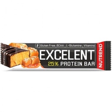 Протеиновый батончик Nutrend Excelent Protein bar 85 g Salted caramel Протеиновый батончик Nutrend Excelent Protein bar 85 g Salted caramel