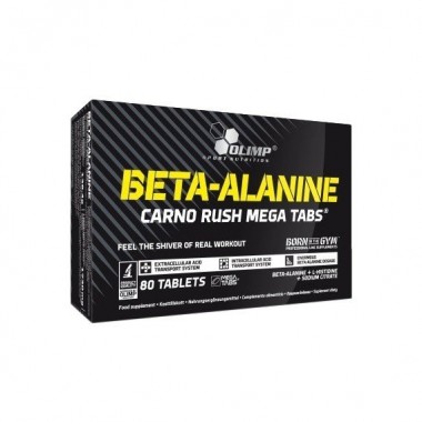 Бета-аланин для спорта Olimp Nutrition Beta-Alanine Carno Rush Mega Tabs 80 Tabs