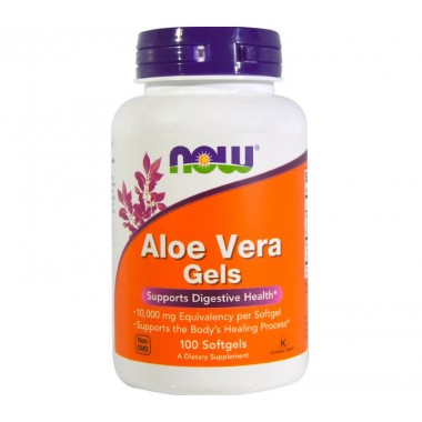 Алоэ Вера NOW Foods Aloe Vera gels 100 Softgels