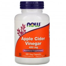 Яблочный уксус NOW Foods Apple Cider Vinegar 450 mg 180 Caps