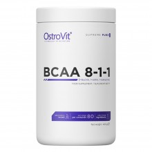 Аминокислота BCAA для спорта OstroVit BCAA 8-1-1 400 g /40 servings/ Pure