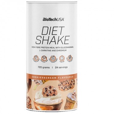 Протеин BioTechUSA Diet Shake 720 g /24 servings/ Cookies Cream
