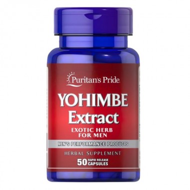 Йохимбе Puritan's Pride Yohimbe 1000 mg 50 Caps