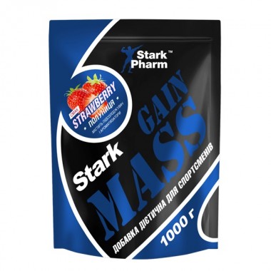 Гейнер Stark Pharm Stark Gain Mass 1000 g /10 servings/ Strawberry