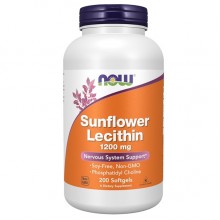 Лецитин NOW Foods Sunflower Lecithin 1200 mg 200 Softgels