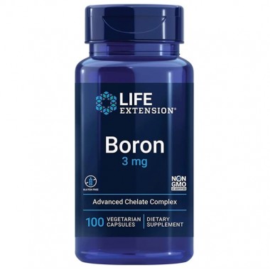 Микроэлемент Бор Life Extension Boron 3 mg 100 Caps LEX-16611 Микроэлемент Бор Life Extension Boron 3 mg 100 Caps LEX-16611