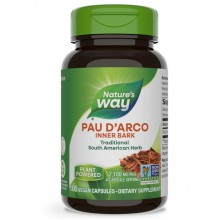 Муравьиное дерево Nature's Way Pau d'Arco Inner Bark 545 mg 100 Veg Caps NWY-15450