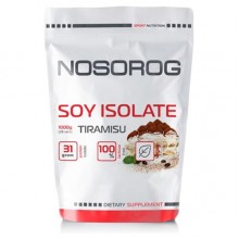 Протеин Nosorog Nutrition Soy isolate 1000 g /28 servings/ Tiramisu