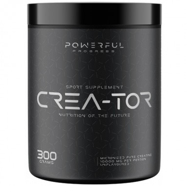 Креатин моногидрат Powerful Progress Crea-Tor Micronized 300 g /60 servings/ Unflavored