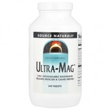 Микроэлемент Магний Source Naturals Complex Ultra-Mag 240 Tabs Микроэлемент Магний Source Naturals Complex Ultra-Mag 240 Tabs
