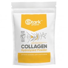 Хондропротектор (для спорта) Stark Pharm Stark Collagen Hydrolyzed Powder 500 g /100 servings/ Pure Хондропротектор (для спорта) Stark Pharm Stark Collagen Hydrolyzed Powder 500 g /100 servings/ Pure