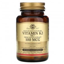 Витамин K Solgar Vitamin K2 100 mcg 50 Veg Caps Витамин K Solgar Vitamin K2 100 mcg 50 Veg Caps