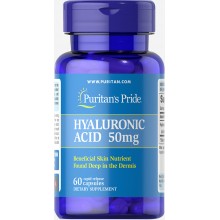 Гиалуроновая кислота Puritan's Pride Hyaluronic Acid 50 mg 60 Caps