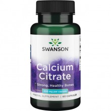 Микроэлемент Кальций Swanson Calcium Citrate 200 mg 60 Caps
